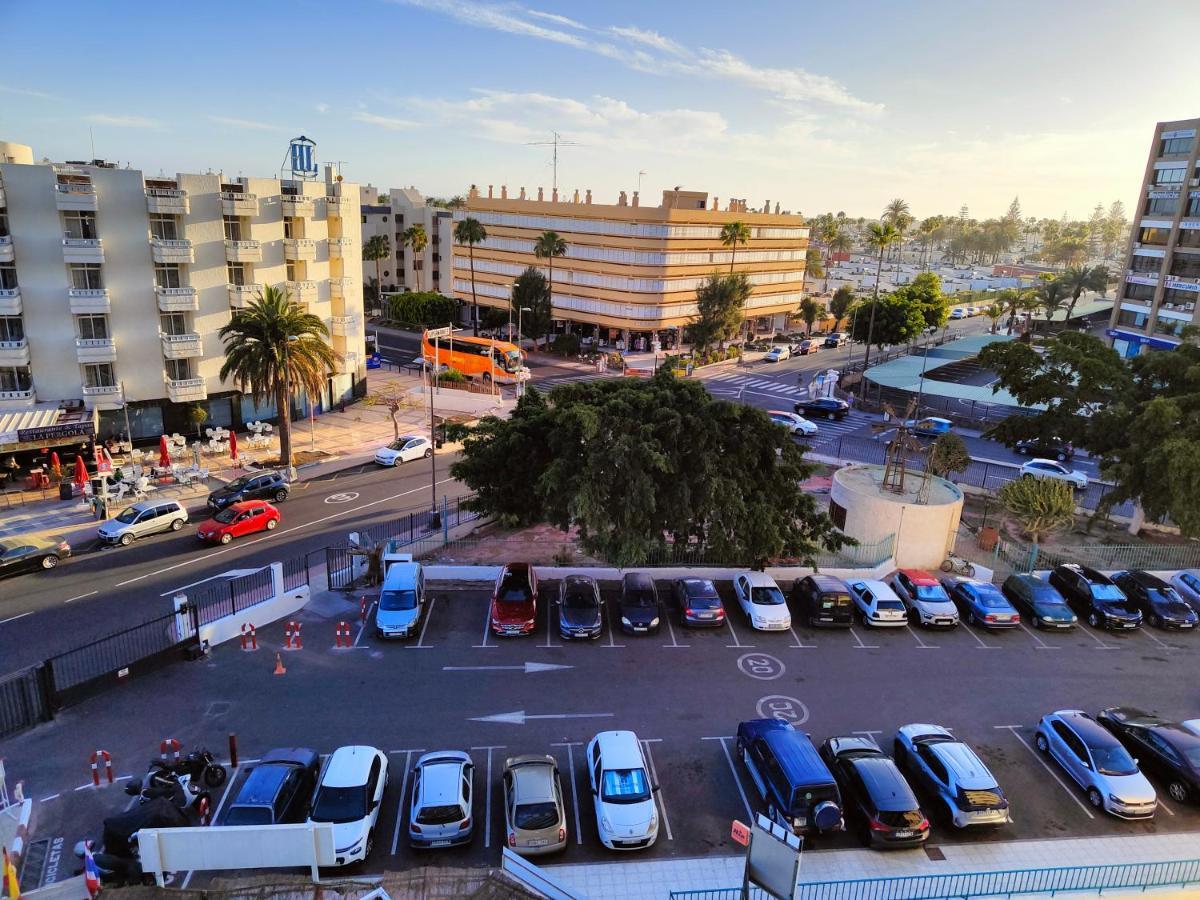 Residencial Los Molinos Con Piscina, Tv Internacional Y Wifi Плая дел Инглес Екстериор снимка