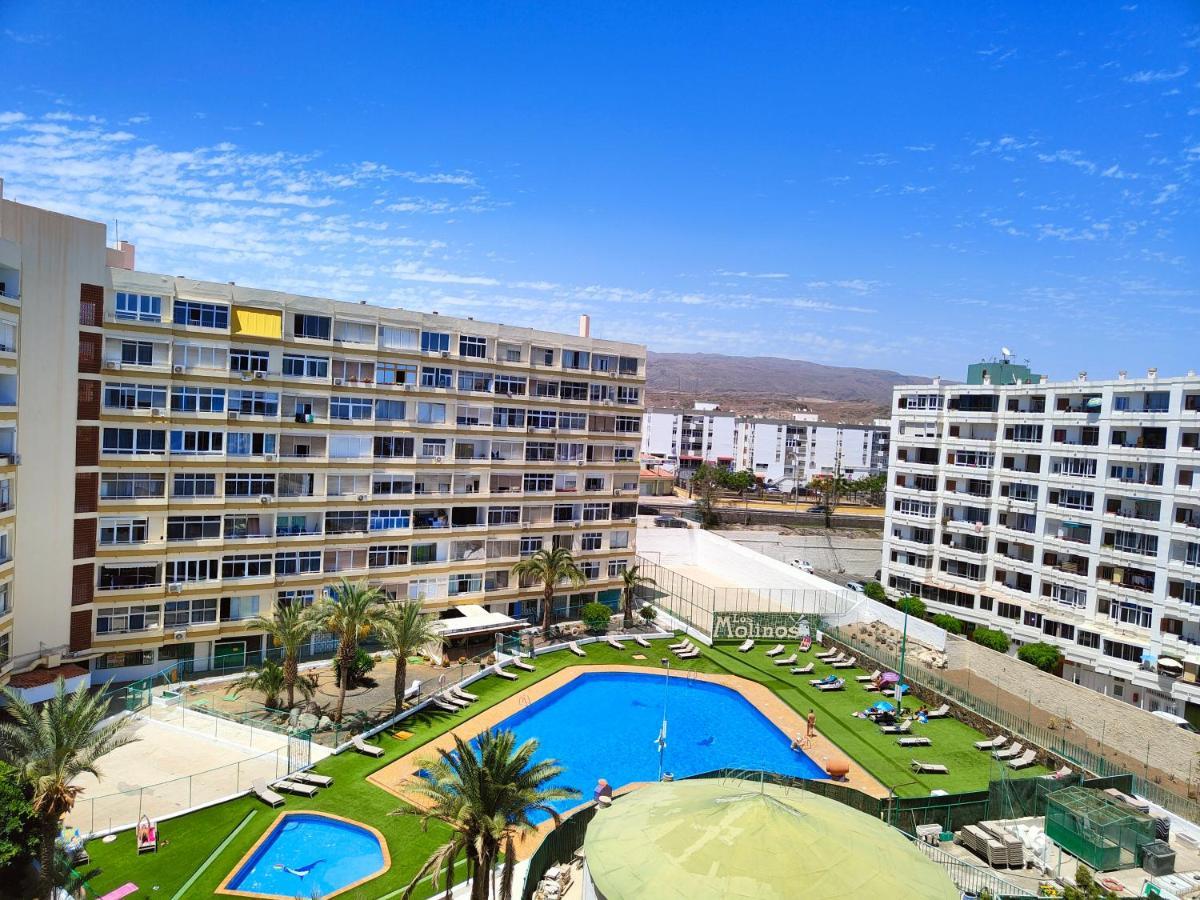 Residencial Los Molinos Con Piscina, Tv Internacional Y Wifi Плая дел Инглес Екстериор снимка